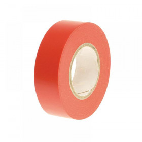 Faithfull PVC Electrical Tape Red 19mm x 20m