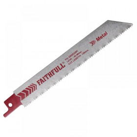 Faithfull S922BF Sabre Saw Blade Metal 150mm 14 TPI (Pack of 5)