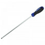 Faithfull  Soft Grip Screwdriver Flared Slotted Tip 10.0 X 250Mm