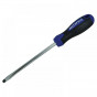 Faithfull  Soft Grip Screwdriver Flared Slotted Tip 6.5 X 125Mm