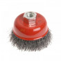 Faithfull 0110014130 Wire Cup Brush 100Mm M14X2, 0.30Mm Steel Wire
