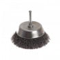 Faithfull 3107506130 Wire Cup Brush 75Mm X 6Mm Shank, 0.30Mm Wire