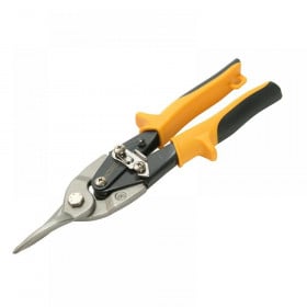 Faithfull Yellow Compound Aviation Snips Straight Cut 250mm (10in)