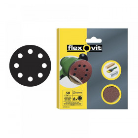Flexovit Hook & Loop Sanding Discs 115mm Range