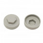 Forgefix TFCC16GG Techfast Cover Cap Goosewing Grey 16Mm (Pack 100)