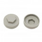 Forgefix TFCC19GG Techfast Cover Cap Goosewing Grey 19Mm (Pack 100)