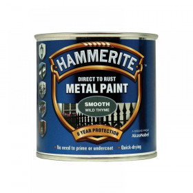 Hammerite Direct to Rust Smooth Finish Metal Paint Wild Thyme 250ml