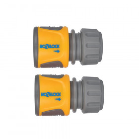 Hozelock 2070 Soft Touch Hose End Connector (Pack 2)