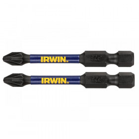 Irwin Impact Pro Performance Screwdriver Bits PZ1 57mm (Pack 2)