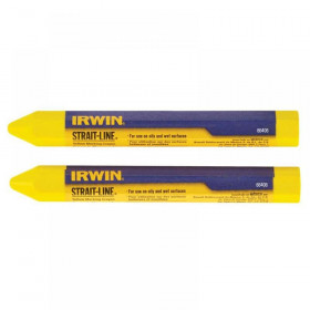 Irwin Strait Line Crayon Yellow (Card 2)