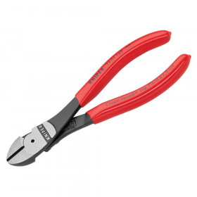 Knipex 74 01 Series High Leverage Diagonal Cutters, PVC Grips Range