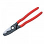 Knipex 95 11 200 SB Cable Shears With Twin Cutting Edge Pvc Grip 200Mm