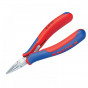 Knipex 35 22 115 SB Half Round Electronics Pliers Multi-Component Grip 115Mm