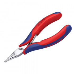 Knipex Flat Jaw Electronics Pliers Multi-Component Grip 115mm