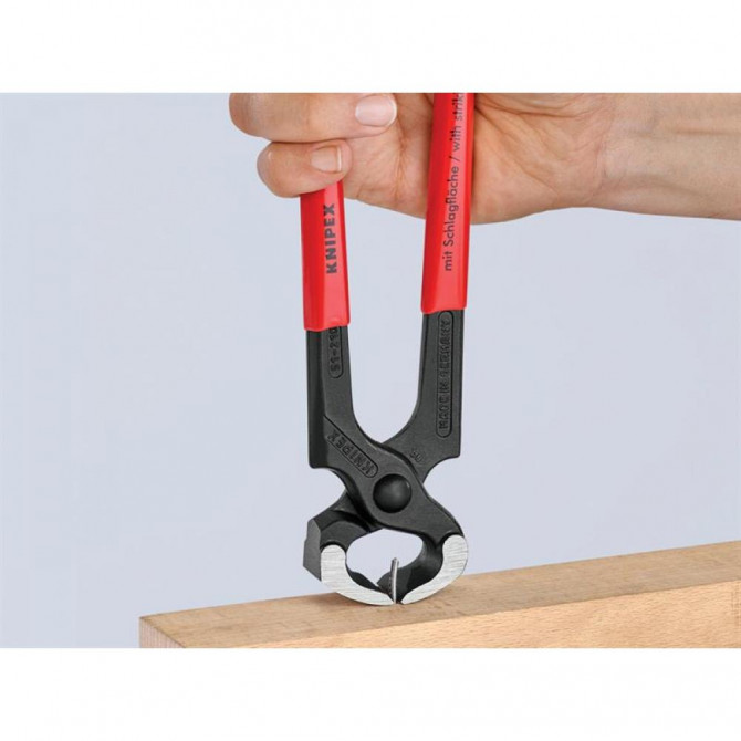 Knipex Hammerhead Style Carpenters Pincers PVC Grip 210mm (8.1/4in) | Power  Tools Direct