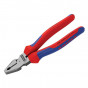 Knipex 02 02 180 SB High Leverage Combination Pliers Multi-Component Grip 180Mm