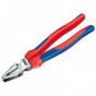 Knipex 02 02 225 SB High Leverage Combination Pliers Multi-Component Grip 225Mm