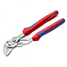 Knipex Pliers Wrench Multi-Component Grip with Tether Point 180mm