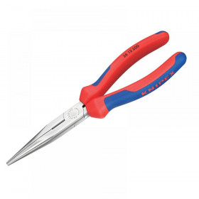 Knipex Snipe Nose Side Cutting Pliers (Stork Beak) Multi-Component Grip 200mm (8in)