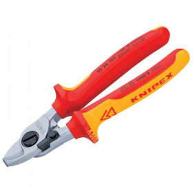 Knipex VDE Cable Shears with Return Spring 165mm