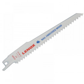 LENOX 20572-656R Wood Cutting Reciprocating Saw Blades 150mm 6 TPI (Pack 5)