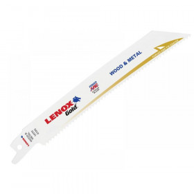 LENOX 610GR Gold Metal Cutting Reciprocating Saw Blades 150mm 10 TPI (Pack 5)