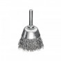 Lessmann 435.162 Cup Brush With Shank D50Mm X H20Mm, 0.30 Steel Wire