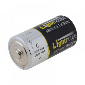 Lighthouse C LR14 Alkaline Batteries 6200 mAh (Pack 2)