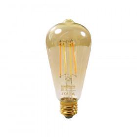 Link2Home Wi-Fi LED ES (E27) Pear Filament Dimmable Bulb, White 470 lm 4.5W