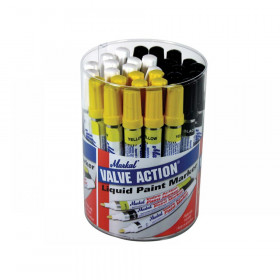 Markal Paint-Riter Valve Action Paint Marker (Tub 24)