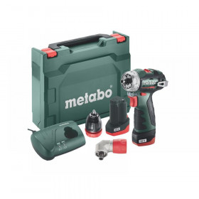 Metabo PowerMaxx BS BL Q Brushless Drill/Screwdriver 12V 2 x 2.0Ah Li-ion