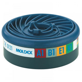 Moldex EasyLock ABEK1 Gas Filter Cartridge (Wrap of 2)