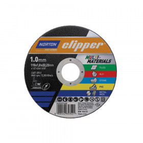 Norton Clipper Clipper Multi-Material Cutting Discs 115 x 22.23mm (Tub of 25)