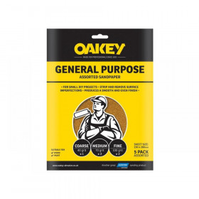 Oakey General-Purpose Sandpaper 230 x 280mm Range