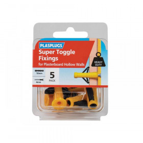 Plasplugs Super Toggle Fixings Pack 5
