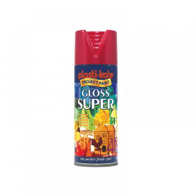 Plasti-kote Gloss Super Spray Bright Red 400ml