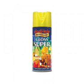 Plasti-kote Gloss Super Spray Yellow 400ml