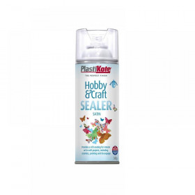 Plasti-kote Hobby & Craft Sealer Spray Clear Satin 400ml