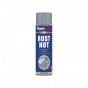 Plastikote 447791 Rust Not Spray Matt Silver Grey 500Ml