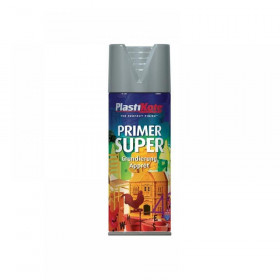 Plasti-kote Super Spray Primer Grey 400ml
