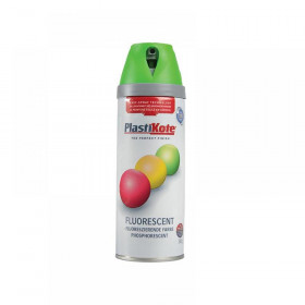 Plasti-kote Twist & Spray Fluorescent Green 400ml