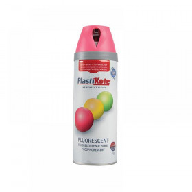 Plasti-kote Twist & Spray Fluorescent Pink 400ml
