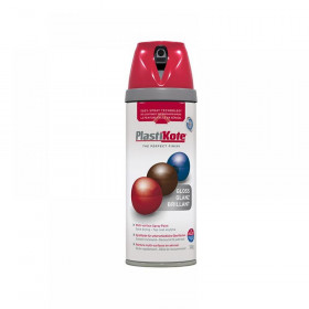 Plasti-kote Twist & Spray Gloss Bright Red 400ml