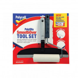 Polycell SmoothOver Tool Set Roller & Spreader