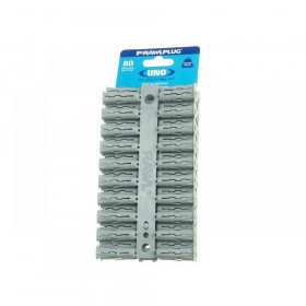 Rawlplug Grey UNO Plugs 10 x 36mm (Card 80)