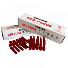 Reisser 5.5mm Red Wall Plugs (Pack Of 1000)