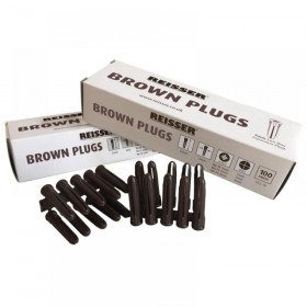 Reisser 7mm Brown Wall Plugs (Pack Of 1000)