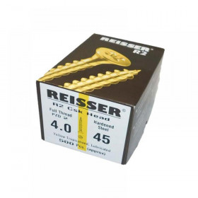 Reisser R2 Screws Csk Pzd Ft Yellow 3.0 X 10mm IP (Pack Of 1000)