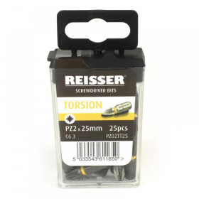 Reisser Torsion Tic-Tac Box Pz2 X 25mm (Pack 25Pcs)