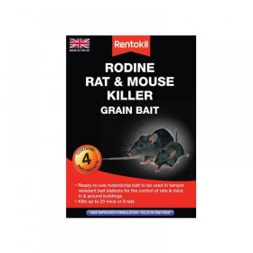 Rentokil Rodine Rat & Mouse Killer Grain Bait Range